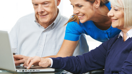 Helping Seniors with technology at Senior Living communities